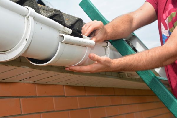 Large Gutter Repair in Montgomery